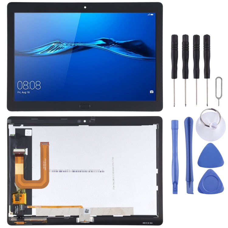 Original LCD Screen for Huawei MediaPad M3 Lite 10 Digitizer Full Assembly with Fingerprint(Black)