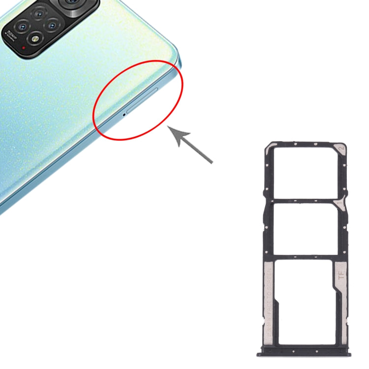 SIM Card Tray + SIM Card Tray + Micro SD card tray for Xiaomi Redmi Note 11 4G / Redmi Note 11S 4G