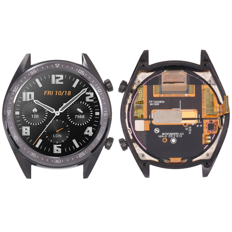 Original LCD Screen and Digitizer Full Assembly With Frame for Huawei Watch GT1 46mm FTN-B19
