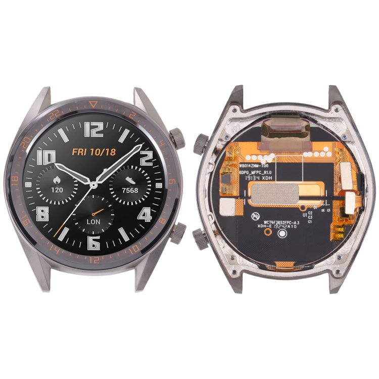 Original LCD Screen and Digitizer Full Assembly With Frame for Huawei Watch GT1 46mm FTN-B19