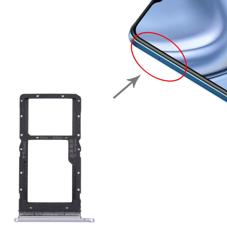 SIM Card Tray + SIM Card Tray / Micro SD Card Tray for Honor Play 20