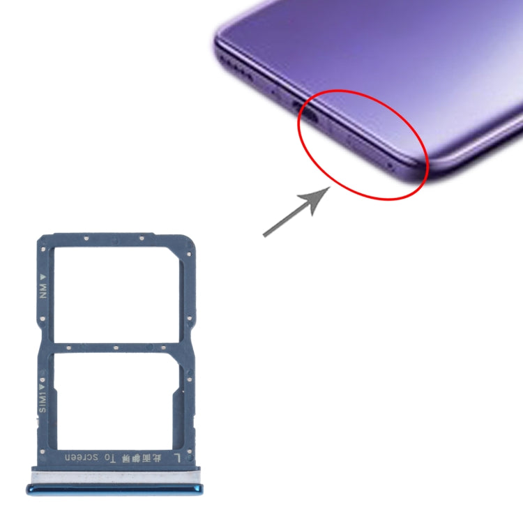 SIM Card Tray + NM Card Tray for Honor 30i