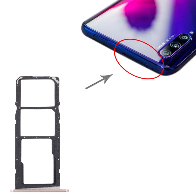 SIM Card Tray + SIM Card Tray + Micro SD Card Tray for Honor 20e
