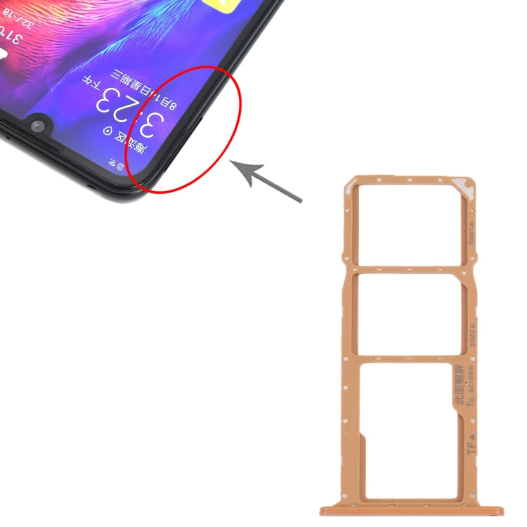 SIM Card Tray + SIM Card Tray + Micro SD Card Tray for Honor Play 8