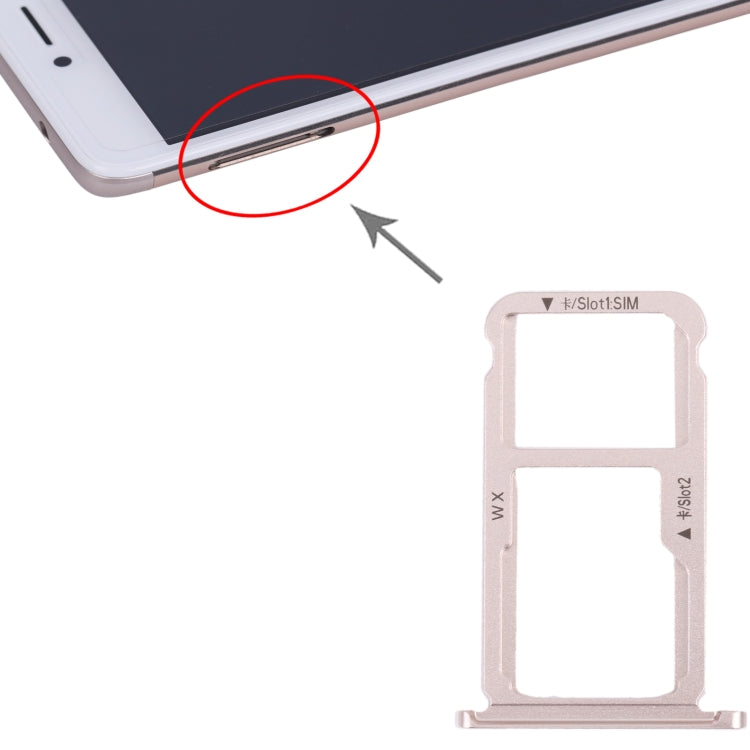 SIM Card Tray + SIM Card Tray / Micro SD Card Tray for Honor Mate 9 Lite