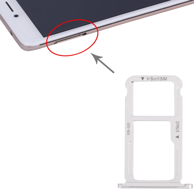 SIM Card Tray + SIM Card Tray / Micro SD Card Tray for Honor Mate 9 Lite