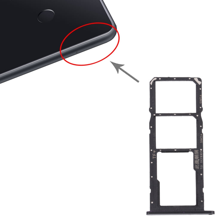 SIM Card Tray + SIM Card Tray / Micro SD Card Tray for Huawei Enjoy 20e