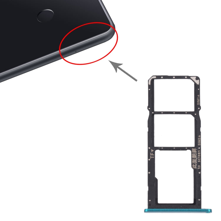 SIM Card Tray + SIM Card Tray / Micro SD Card Tray for Huawei Enjoy 20e