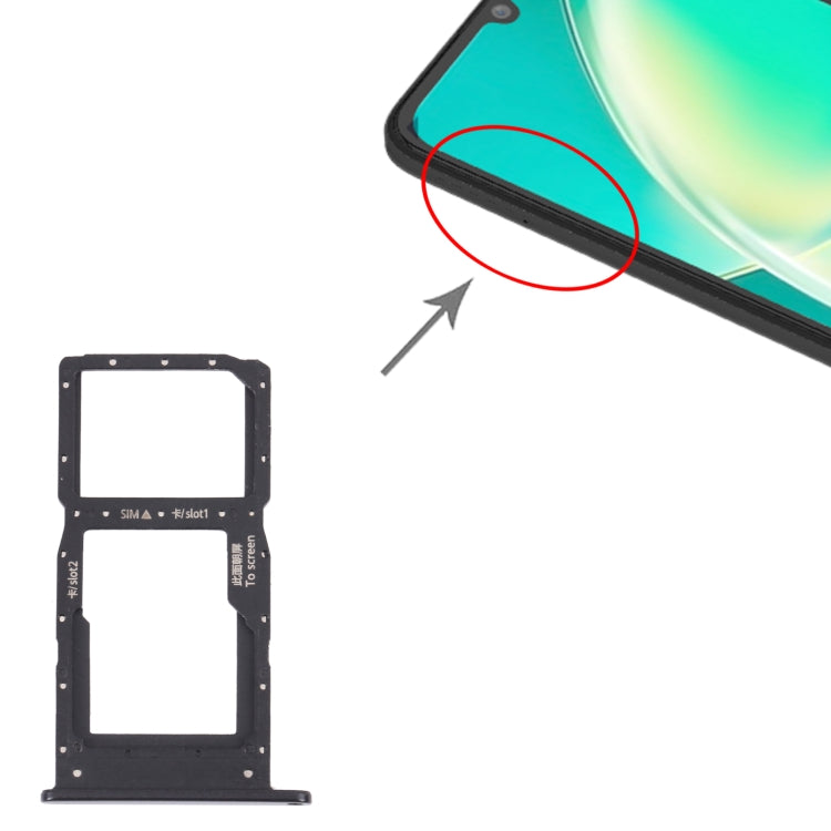 SIM Card Tray + SIM Card Tray / Micro SD Card Tray for Huawei Nova Y60