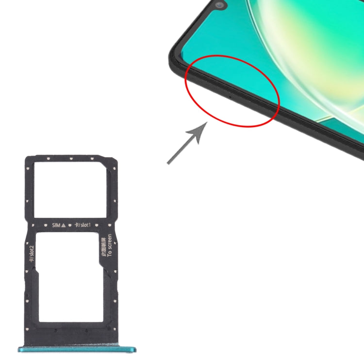 SIM Card Tray + SIM Card Tray / Micro SD Card Tray for Huawei Nova Y60