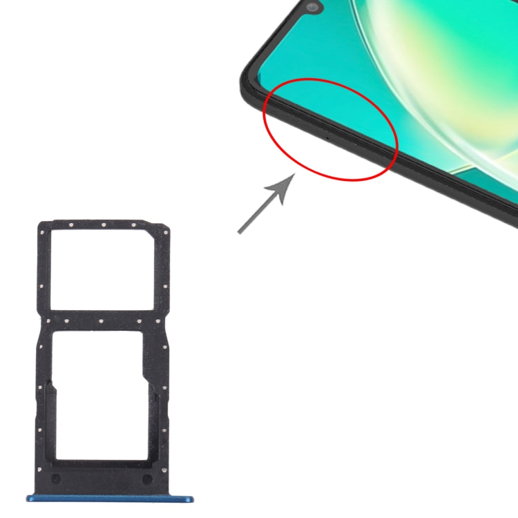 SIM Card Tray + SIM Card Tray / Micro SD Card Tray for Huawei Nova Y60
