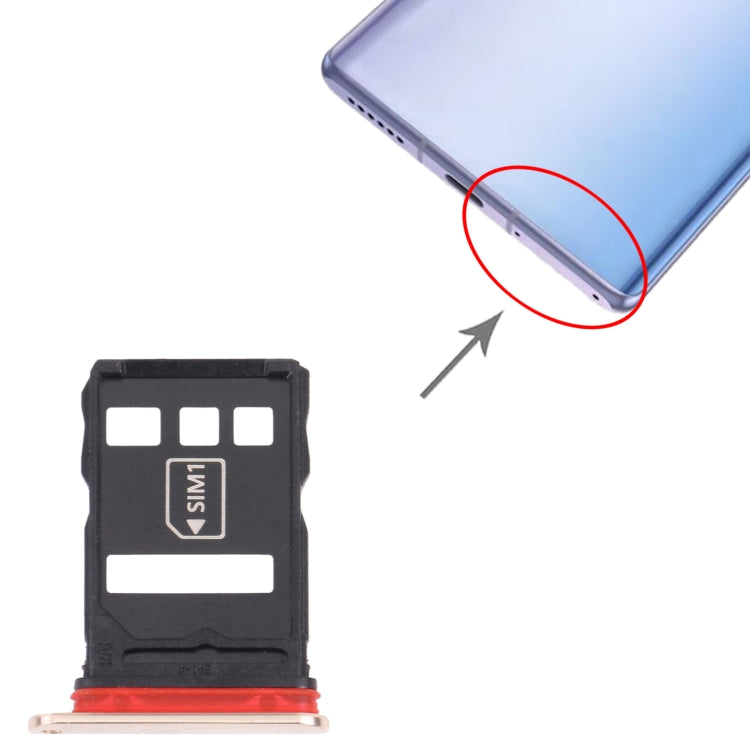 SIM Card Tray + NM Card Tray for Huawei Mate 40E 5G