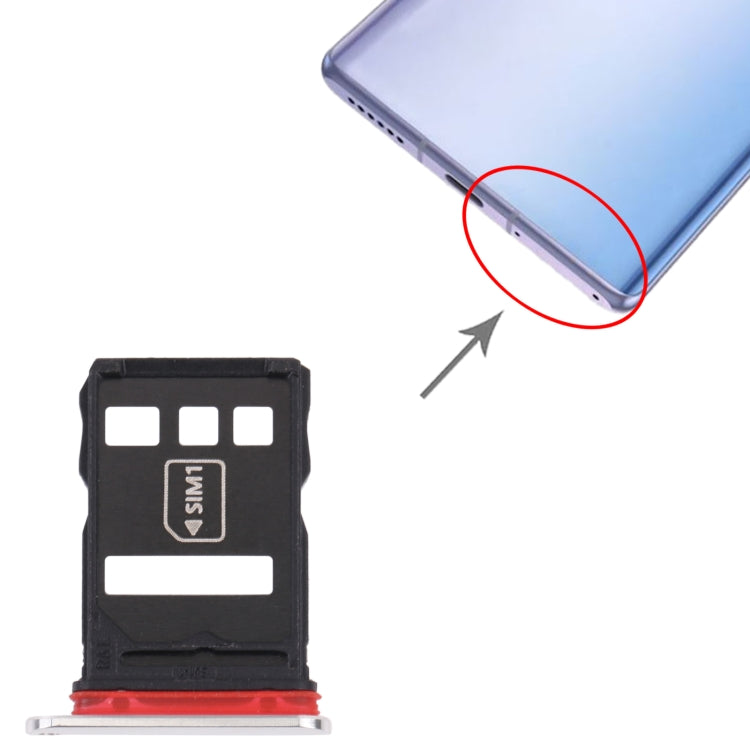 SIM Card Tray + NM Card Tray for Huawei Mate 40E 5G