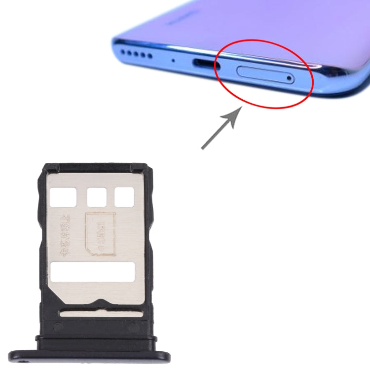 SIM Card Tray + SIM/NM Card Tray for Huawei Y9a