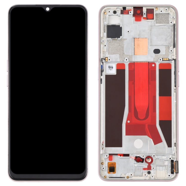 Original LCD Screen For OPPO Reno3 5G/Reno3 Youth/F15/Find X2 Lite/K7 5G Digitizer Full Assembly with Frame