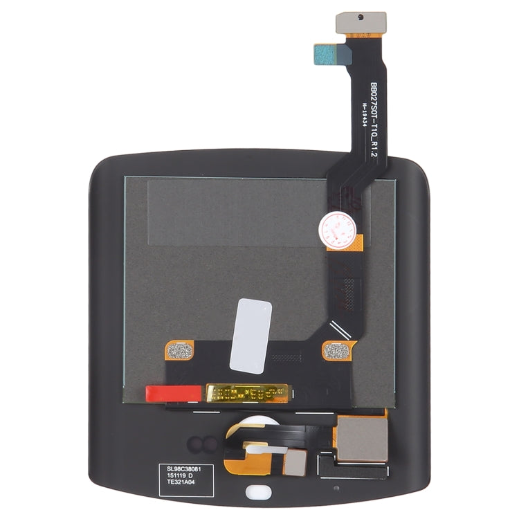 Original Secondary LCD Screen for Motorola Razr 2019 with Digitizer Full Assembly (Black)