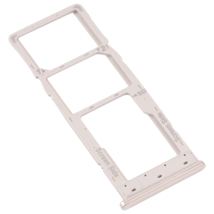 For Infinix Smart3 Plus SIM Card Tray + SIM Card Tray + Micro SD Card Tray (Gold)