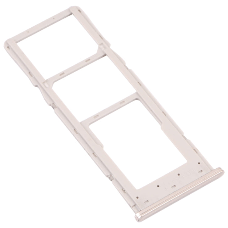 For Infinix Smart3 Plus SIM Card Tray + SIM Card Tray + Micro SD Card Tray (Gold)