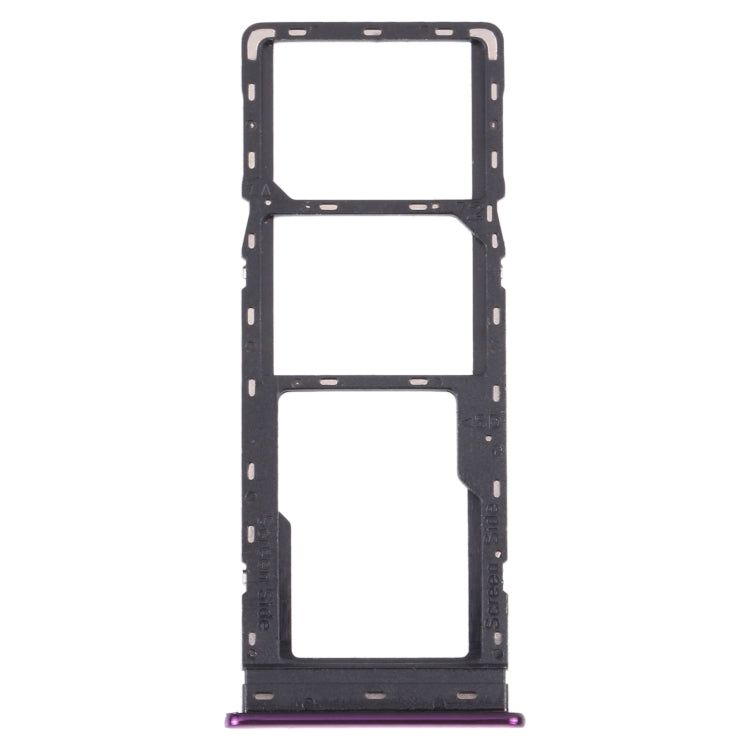 For Infinix Note 7 Lite X656 SIM Card Tray + SIM Card Tray + Micro SD Card Tray