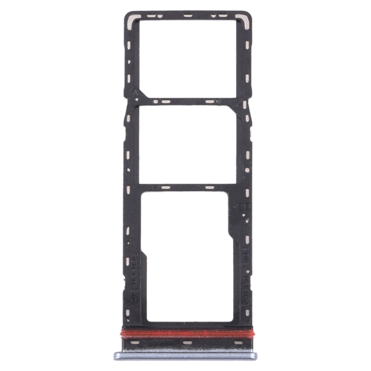 For Infinix Note 10 Pro/Note 10 Pro NFC X695 SIM Card Tray + SIM Card Tray + Micro SD Card Tray