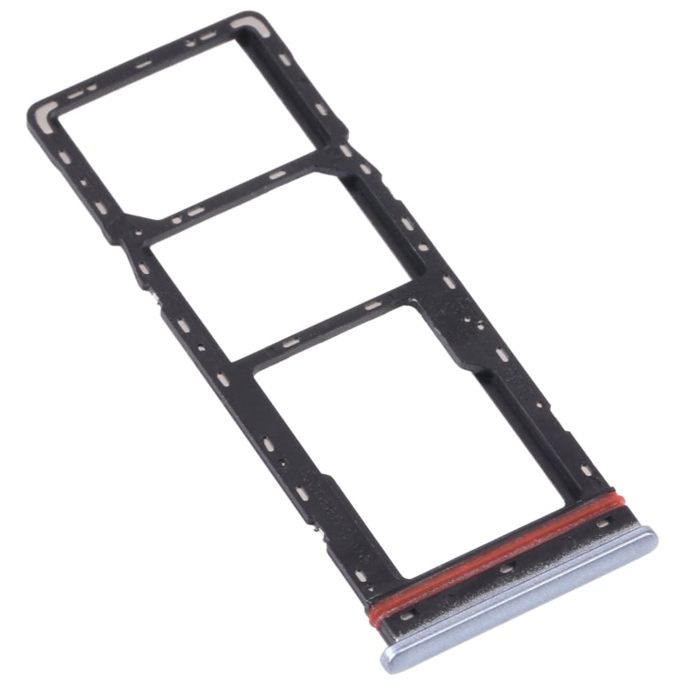 For Tecno Spark 7 Pro SIM Card Tray + SIM Card Tray + Micro SD Card Tray