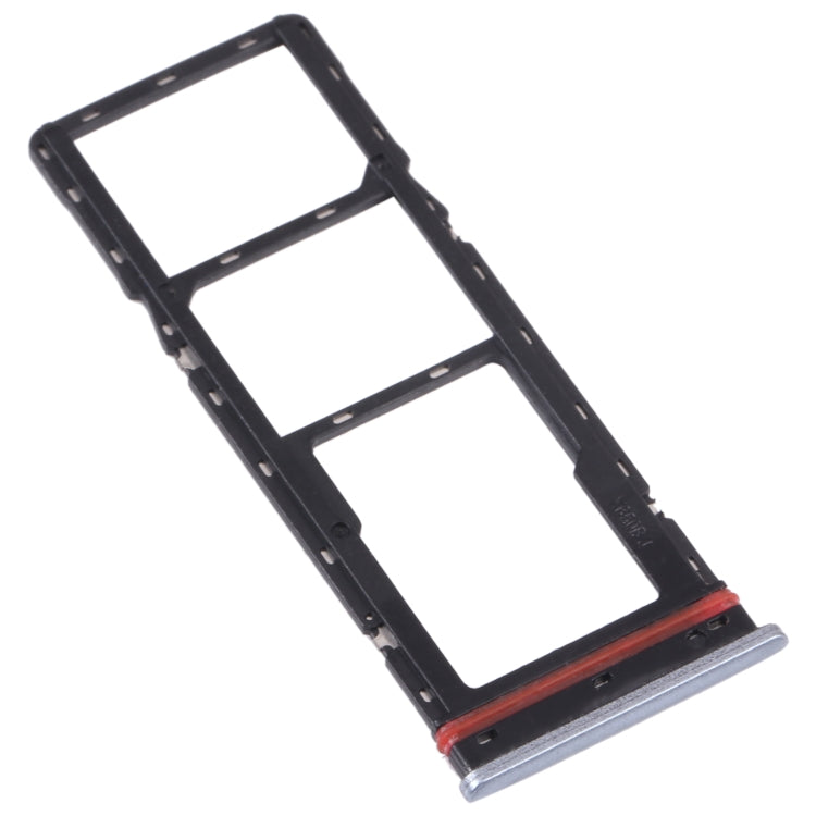 For Tecno Spark 7 Pro SIM Card Tray + SIM Card Tray + Micro SD Card Tray