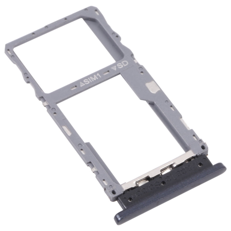 For Alcatel 3V 2019 5032 5032D 5032A 5032J SIM Card Tray + Micro SD Card Tray (Black)