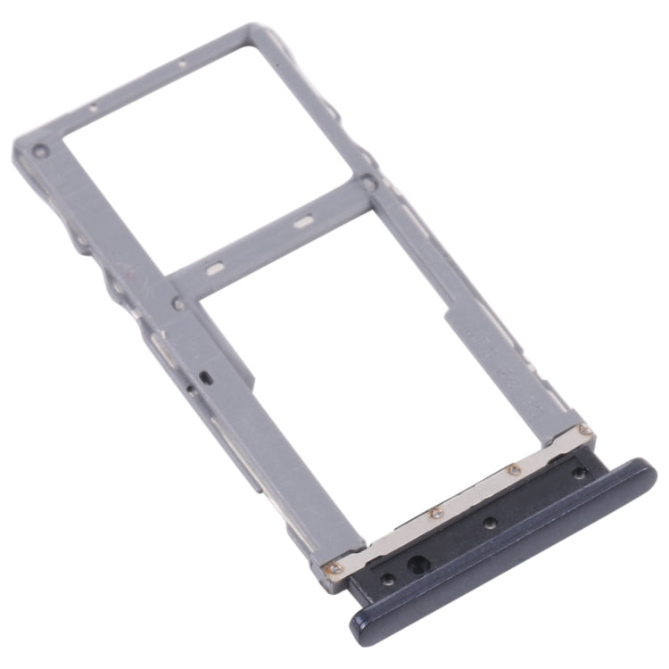 For Alcatel 3V 2019 5032 5032D 5032A 5032J SIM Card Tray + Micro SD Card Tray (Black)