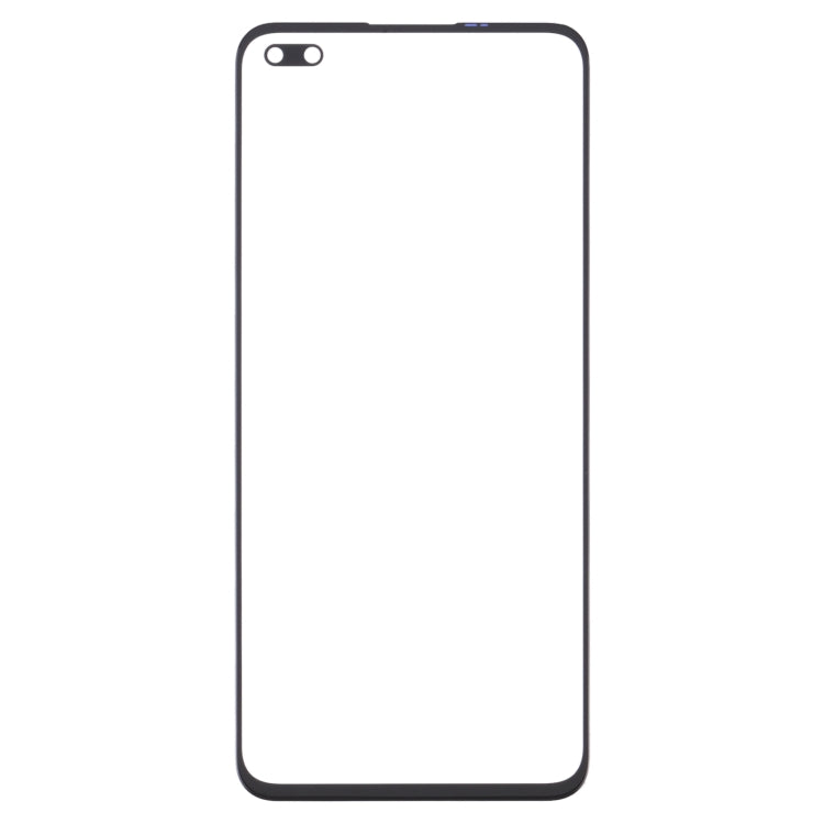 For OnePlus Nord Front Screen Outer Glass Lens (Black)