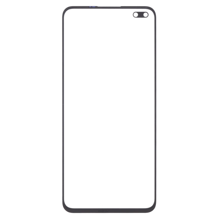 For OnePlus Nord Front Screen Outer Glass Lens (Black)