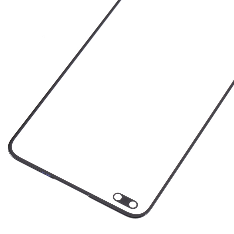 For OnePlus Nord Front Screen Outer Glass Lens (Black)