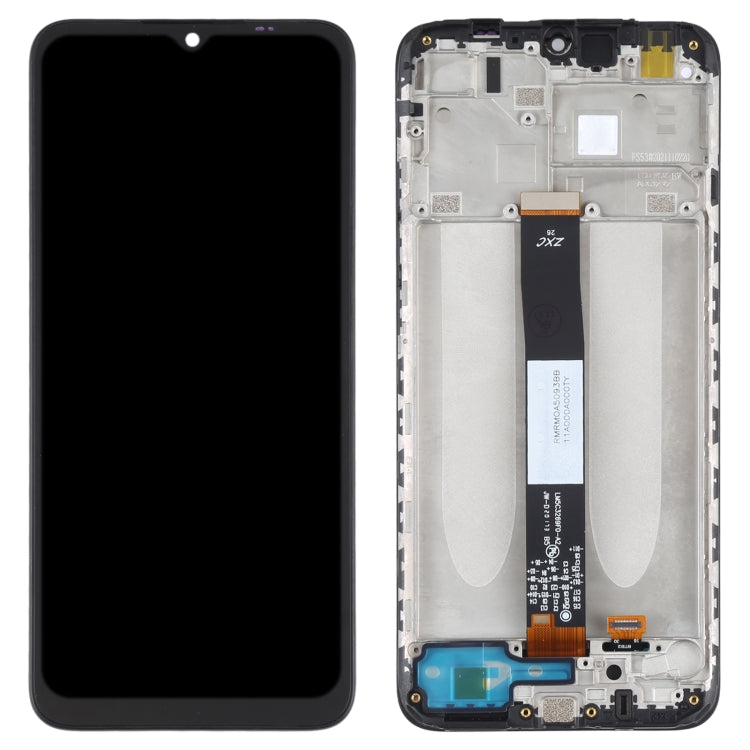 OEM LCD Screen for Lenovo A8 2020 L10041 Digitizer Full Assembly with Frame (Black)