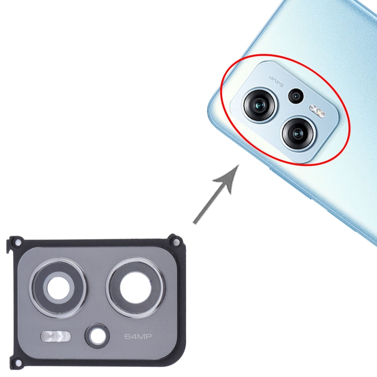 Back Camera Lens Frame for Xiaomi Redmi Note 11T Pro / Note 11T Pro+ / Poco X4 GT