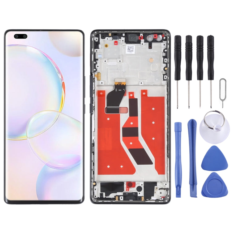 Original OLED LCD Screen for Honor 50 Pro Digitizer Full Assembly with Frame