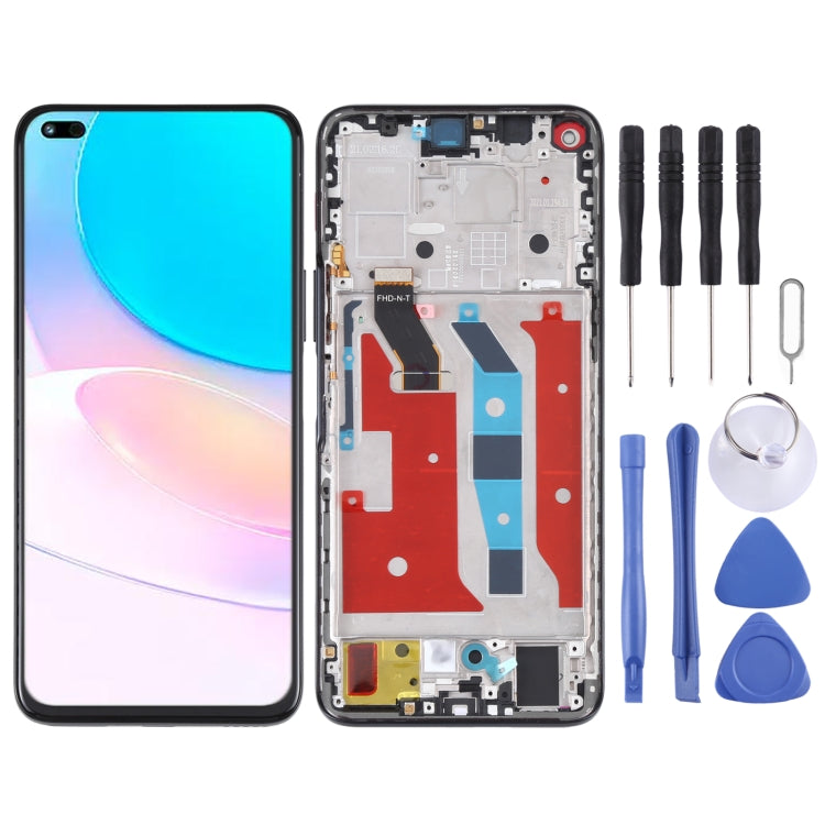 Original LCD Screen for Huawei Nova 8i Digitizer Full Assembly with Frame