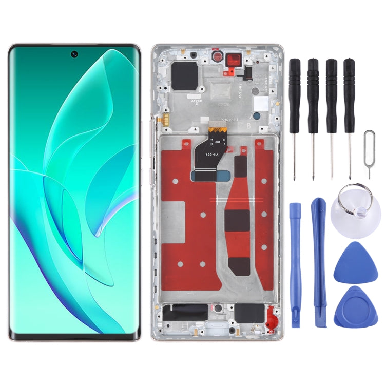 Original OLED LCD Screen for Honor 60 Digitizer Full Assembly with Frame