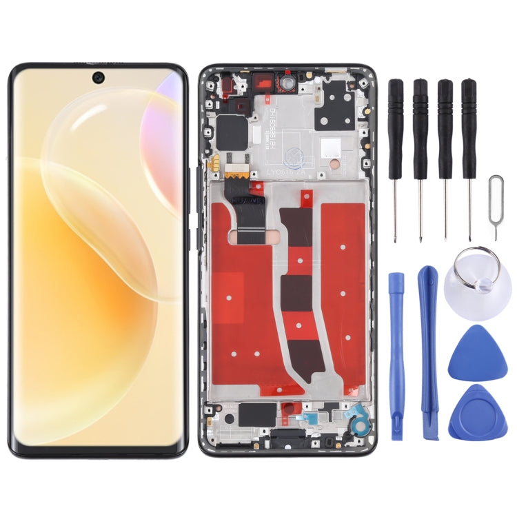 Original OLED LCD Screen for Huawei Nova 8 5G Digitizer Full Assembly with Frame