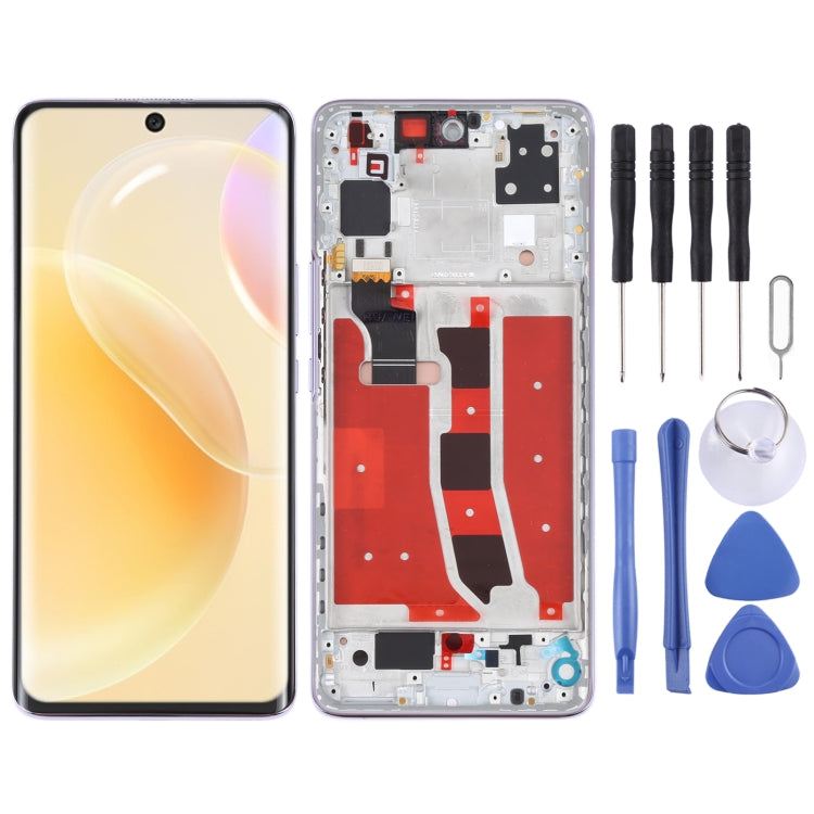 Original OLED LCD Screen for Huawei Nova 8 5G Digitizer Full Assembly with Frame