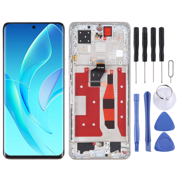 Original OLED LCD Screen for Honor 60 Pro Digitizer Full Assembly with Frame