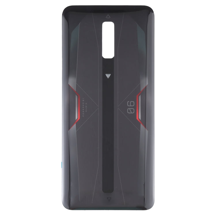 Glass Battery Back Cover for ZTE Nubia Red Magic 6(Black)