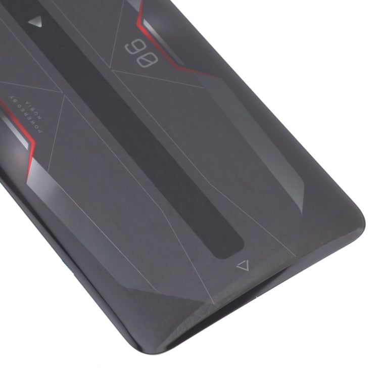 Glass Battery Back Cover for ZTE Nubia Red Magic 6(Black)