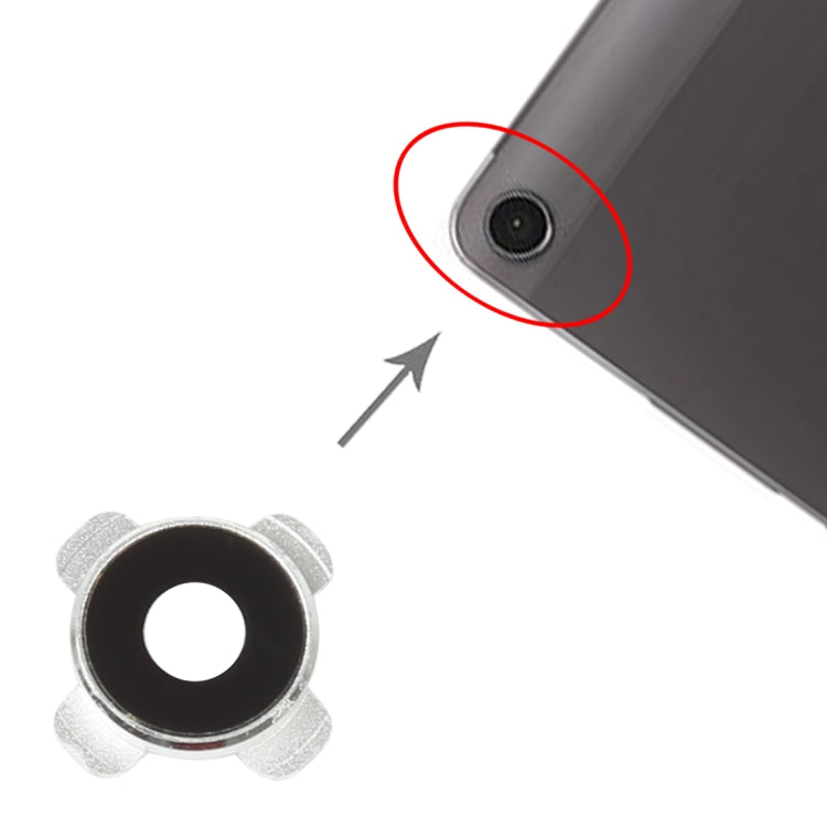 For Asus ZenPad Z8s ZT582KL P00J Original Rear Camera Lens Cover (Silver)