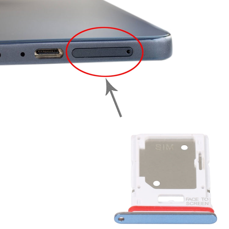 SIM Card Tray + Micro SD Card Tray For Xiaomi Redmi Note 11 Pro 4G/Redmi Note 11 Pro 5G/Redmi Note 11E Pro/Redmi Note 11 Pro+ 5G India/Poco X4 Pro 5G