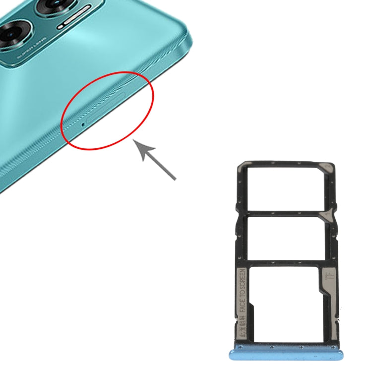 SIM Card Tray + SIM Card Tray + Micro SD Card Tray For Xiaomi Redmi 10 5G