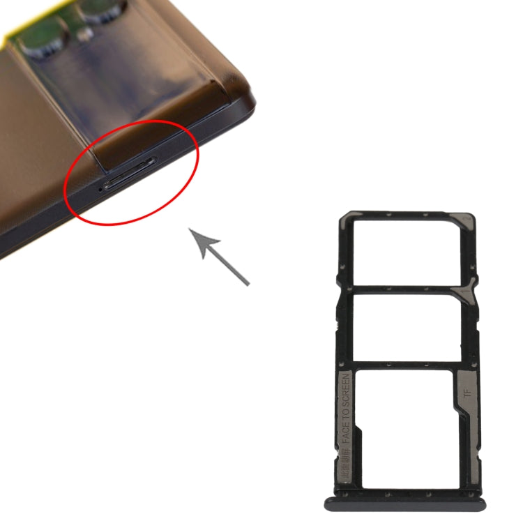 SIM Card Tray + SIM Card Tray + Micro SD Card Tray For Xiaomi Poco M4 5G/Poco M4 5G India/Redmi Note 11R