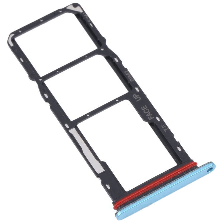 For Motorola Moto G22 SIM Card Tray + SIM Card Tray + Micro SD Card Tray