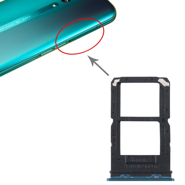 For OPPO Reno SIM Card Tray + SIM / Micro SD Card Tray