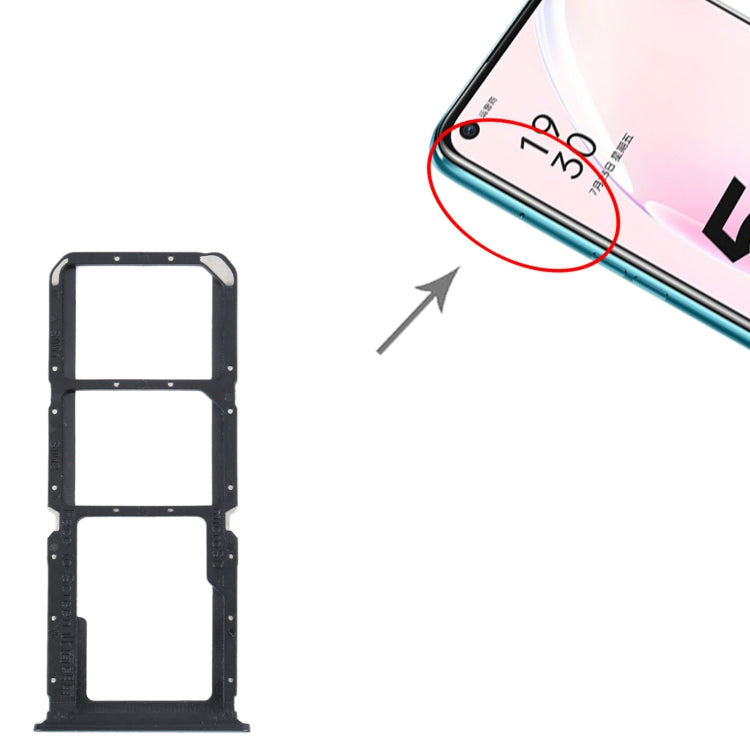 For OPPO A93s 5G SIM Card Tray + SIM Card Tray + Micro SD Card Tray