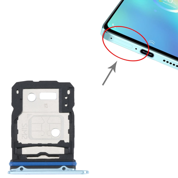 For vivo S15 SIM Card Tray + SIM Card Tray