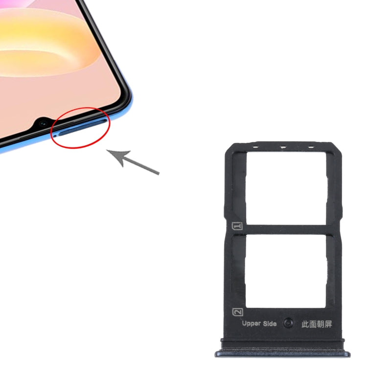 For vivo Y55S 5G SIM Card Tray + SIM Card Tray